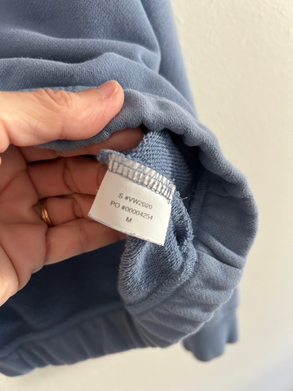 Vuori Sedona Sport Terry Crew Sweatshirt Isle Blue Medium - Picture 6 of 6